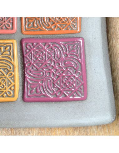 BO9477 Émail faïence Mauve brillant | BOTZ