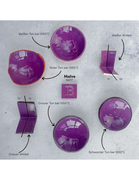 BO9477 Émail faïence Mauve brillant | BOTZ