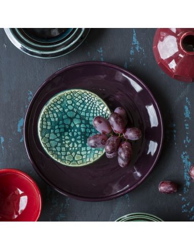 BO9562 Émail faïence Aubergine brillant | BOTZ