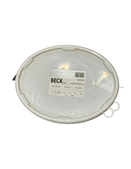 Faïence rouge coulage liquide BECK |  RAOULT & BECK