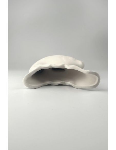 Vase poisson | Biscuit de faïence