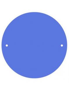 Rondeau Batmate peau chamois bleu Ø30CM