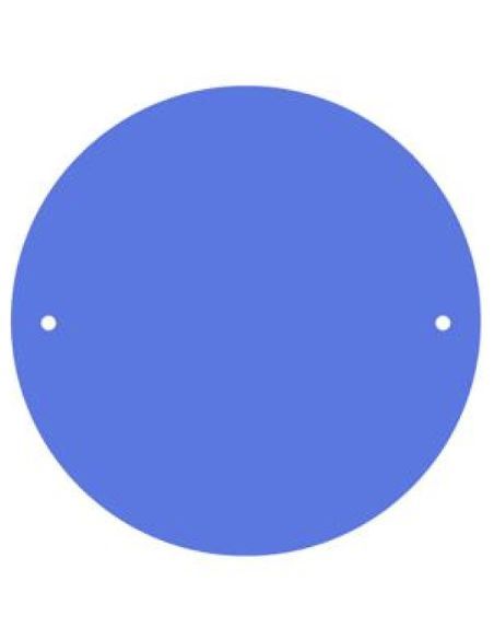 Rondeau Batmate peau chamois bleu Ø30CM