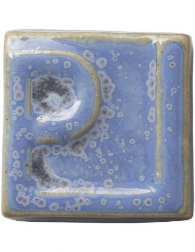 Email bleu cristallisé satiné pour grès et...