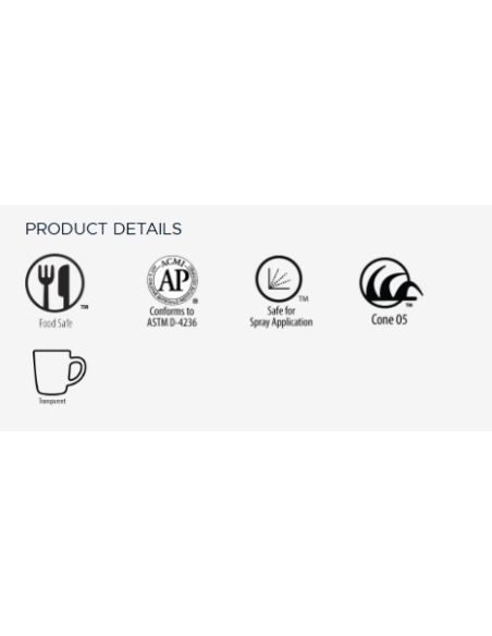 Email faïence LG10 transparent brillant | AMACO