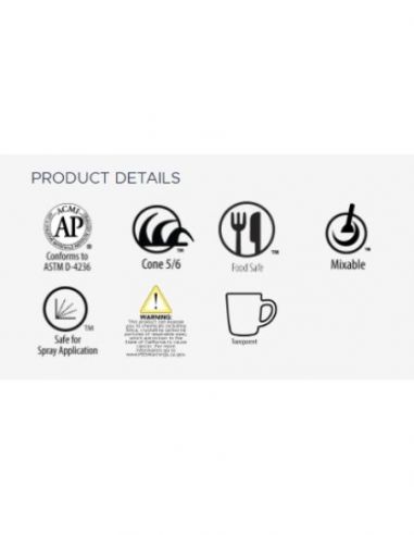 Émail grès C-25 Downpour | AMACO