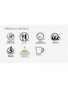 Émail grès C-40 Aqua | AMACO 2