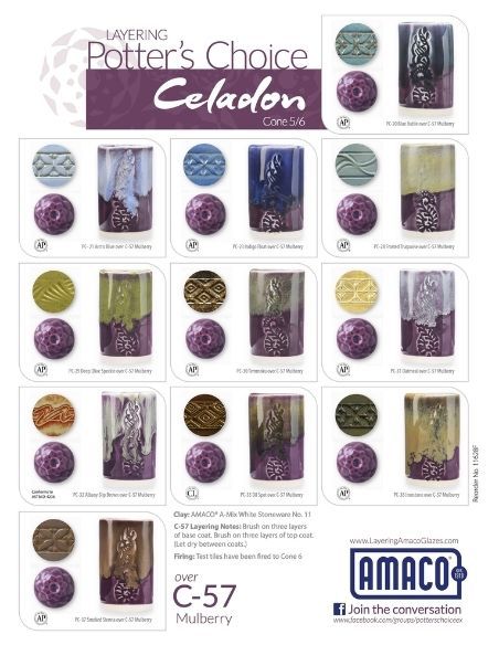 Émail grès C-57 Mulberry | AMACO