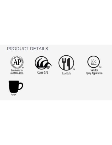 Émail grès PC-30 Temmoku | AMACO