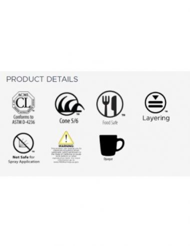 Émail grès PC-70 Copper red | AMACO