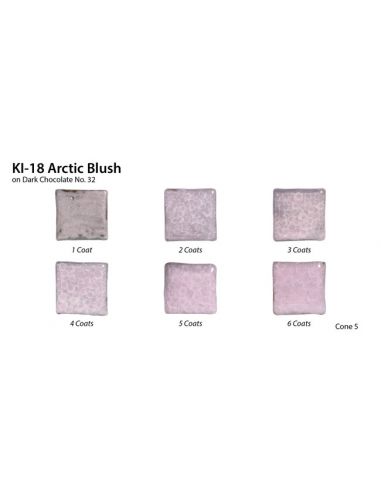 Émail grès à effet KI-18 Artic blush | AMACO