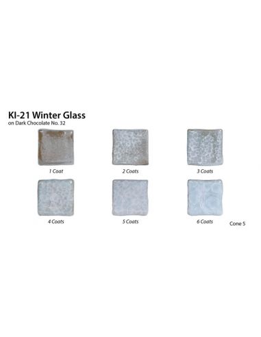 Émail grès à effet KI-21 Winter glass | AMACO