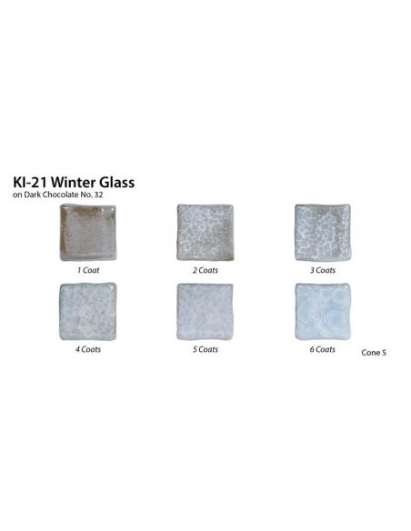 Émail grès à effet KI-21 Winter glass | AMACO