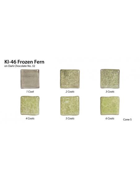 Émail grès à effet KI-46 Frozen fern | AMACO