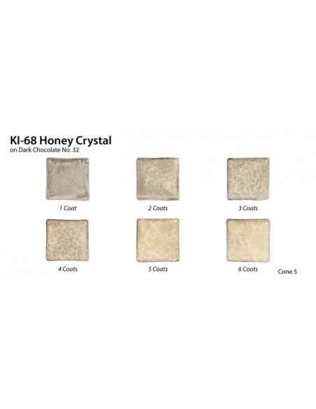 Émail grès à effet KI-68 Honey crystal | AMACO