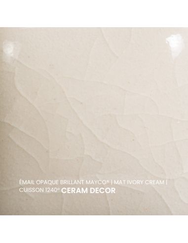 FN302 Email opaque mat Ivory cream | MAYCO