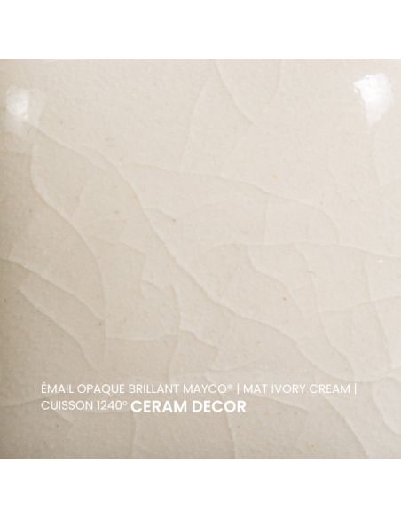 FN302 Email opaque mat Ivory cream | MAYCO