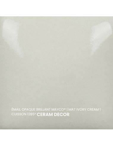 FN302 Email opaque mat Ivory cream | MAYCO