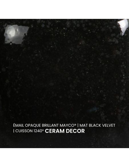 FN304 Email opaque mat Black velvet | MAYCO