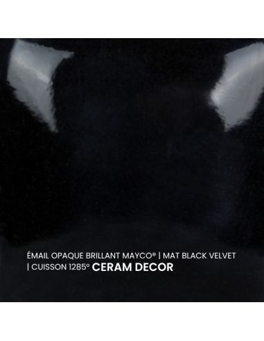 FN304 Email opaque mat Black velvet | MAYCO