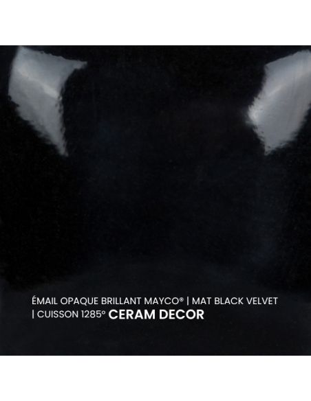 FN304 Email opaque mat Black velvet | MAYCO