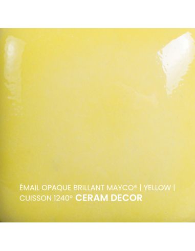 FN002 Email opaque brilant Yellow | MAYCO