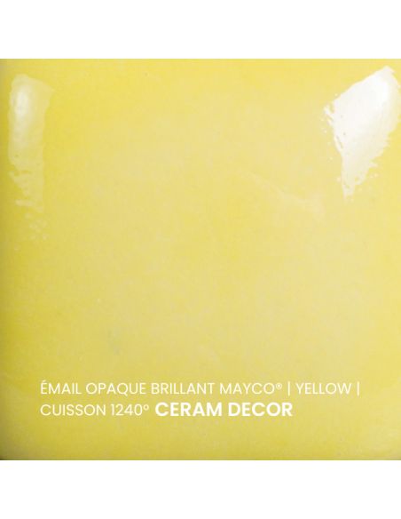 FN002 Email opaque brilant Yellow | MAYCO