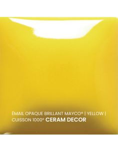 FN002 Email opaque brilant Yellow | MAYCO