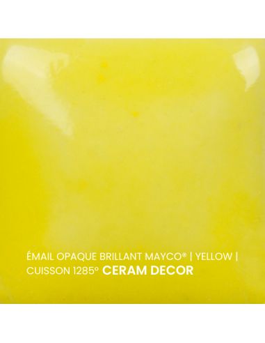 FN002 Email opaque brilant Yellow | MAYCO