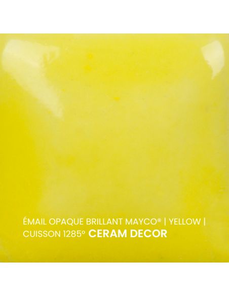FN002 Email opaque brilant Yellow | MAYCO