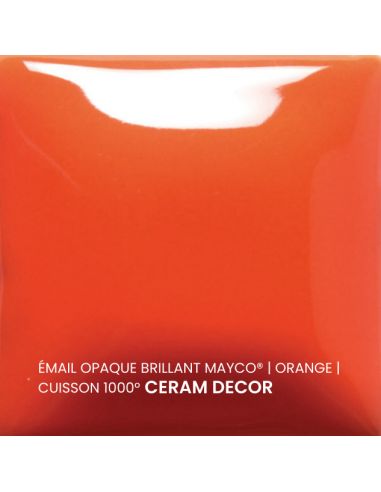 FN003 Email opaque brillant Orange | MAYCO