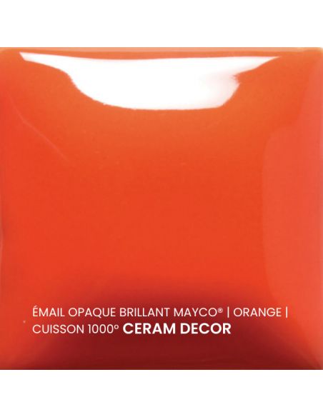 FN003 Email opaque brillant Orange | MAYCO