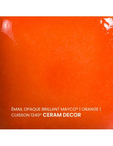 FN003 Email opaque brillant Orange | MAYCO