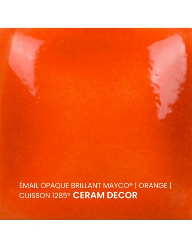 FN003 Email opaque brillant Orange | MAYCO
