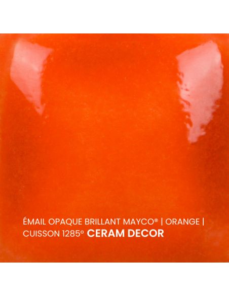 FN003 Email opaque brillant Orange | MAYCO