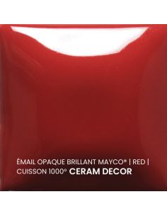 FN004 Email opaque brillant Red | MAYCO