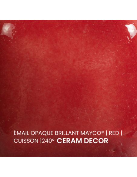 FN004 Email opaque brillant Red | MAYCO