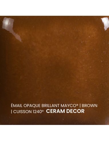 FN008 Email opaque brillant Brown | Mayco
