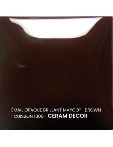 FN008 Email opaque brillant Brown | Mayco
