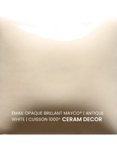 FN014 Email opaque brillant Antique white | MAYCO