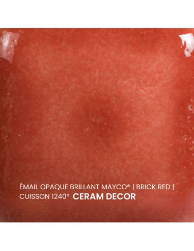 FN015 Email opaque brillant Brick red | MAYCO