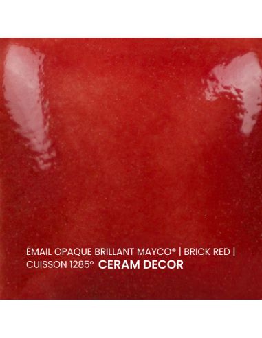FN015 Email opaque brillant Brick red | MAYCO
