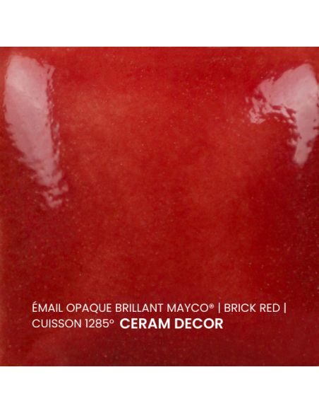 FN015 Email opaque brillant Brick red | MAYCO