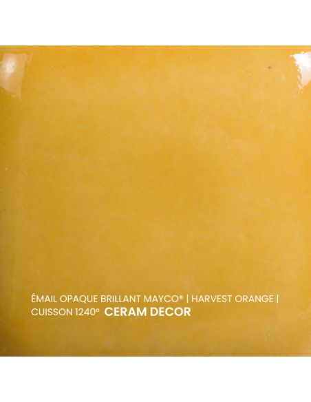 FN016 Email opaque brillant Harvest orange | MAYCO