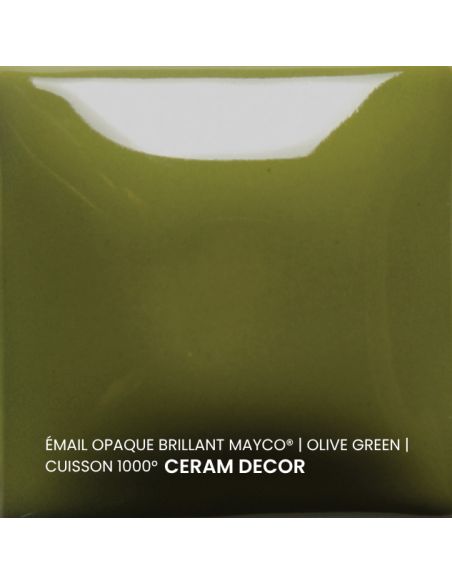 FN021 Email opaque brillant Olive green | MAYCO