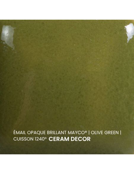 FN021 Email opaque brillant Olive green | MAYCO