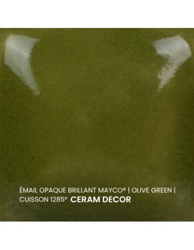 FN021 Email opaque brillant Olive green | MAYCO