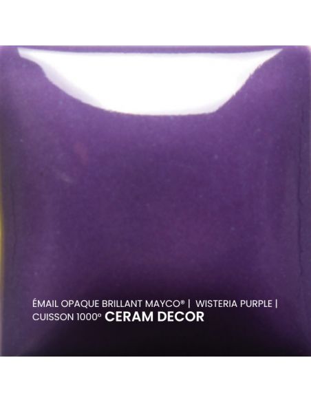 FN028 Email opaque brillant Wisteria purple | MAYCO