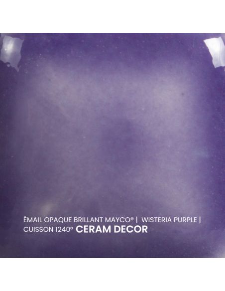 FN028 Email opaque brillant Wisteria purple | MAYCO