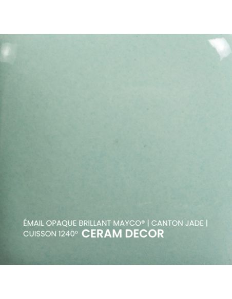 FN032 Email opaque brillant Canton Jade | MAYCO
